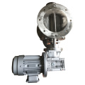 Industrial airlock granular discharger rotary feeder valve